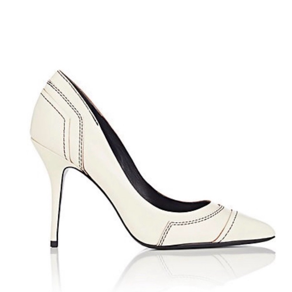 Alexander Wang White Stiletto Pumps